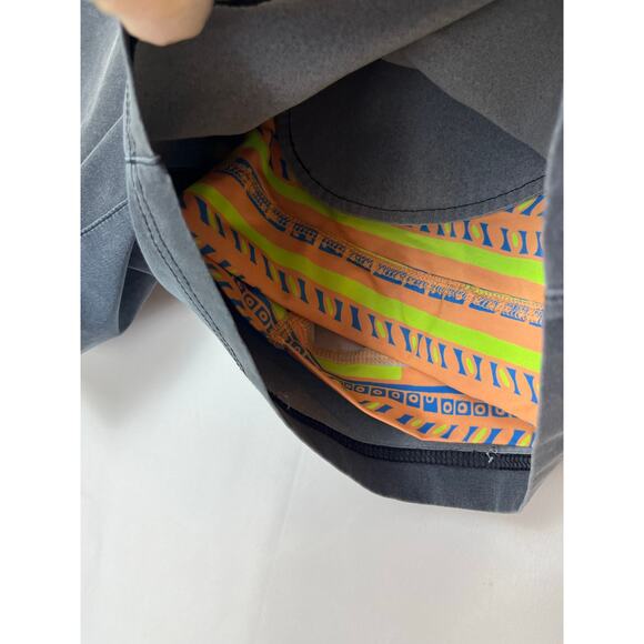 Chubbies Mens M Gray Swim Trunks Quick Dry Elastic Waist Mesh Liner Board Shorts - Picture 5 of 10